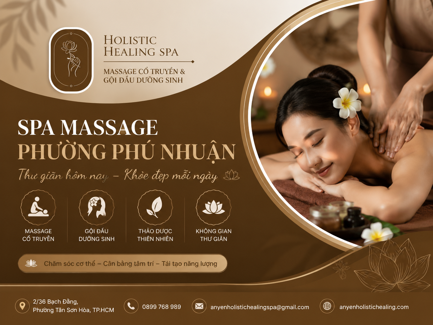 Spa Massage Phú Nhuận tại Holistic Healing Spa