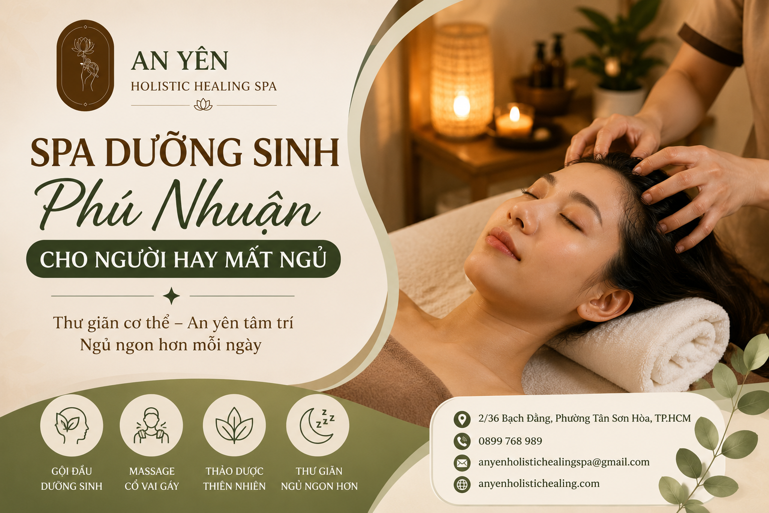 Spa Dưỡng Sinh Phú Nhuận Cho Người Hay Mất Ngủ