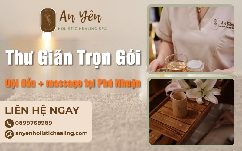 combo gội đầu dưỡng sinh và massage Phú Nhuận