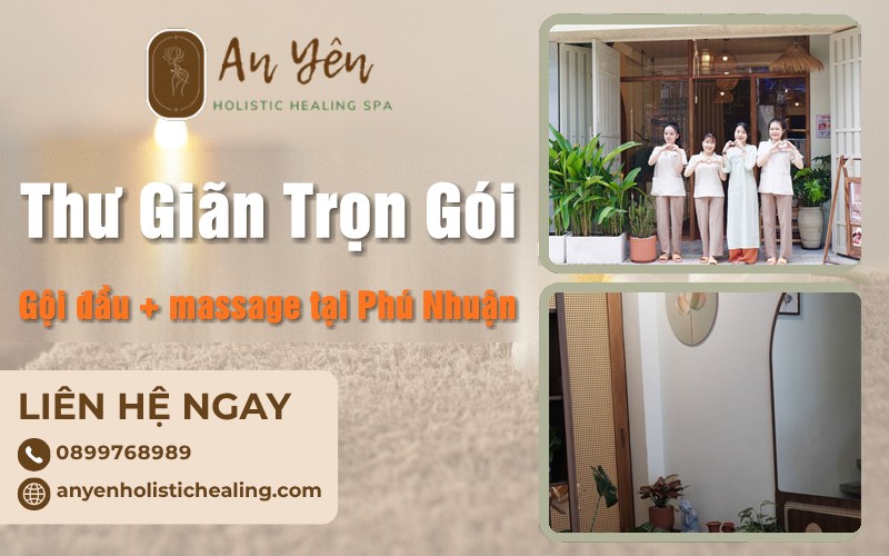 combo gội đầu dưỡng sinh và massage Phú Nhuận